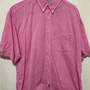 Regatta Sport Light Red Button-Up Shirt Size Large